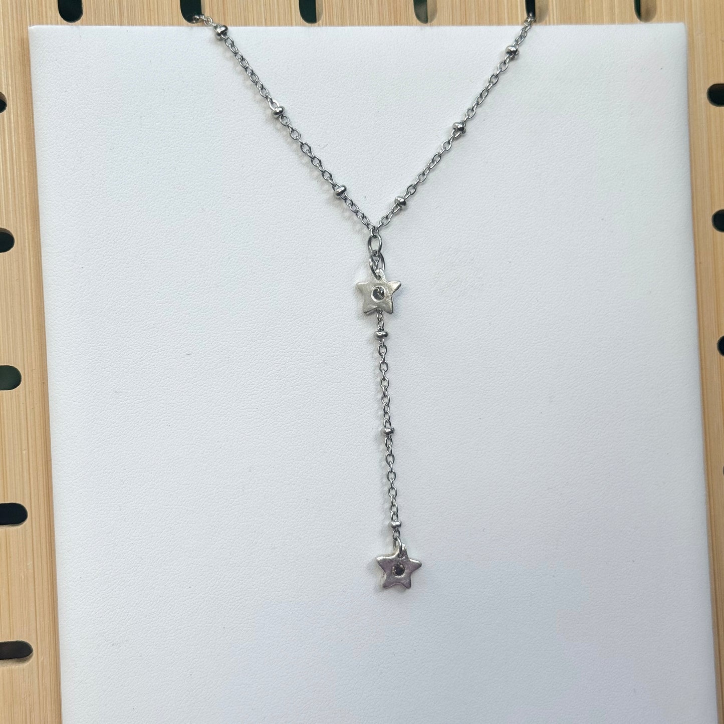 falling stars lariat necklace