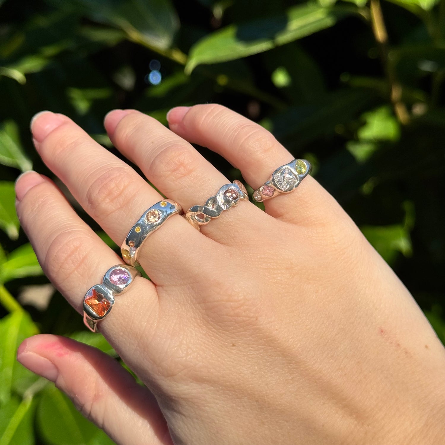 pure silver rings
