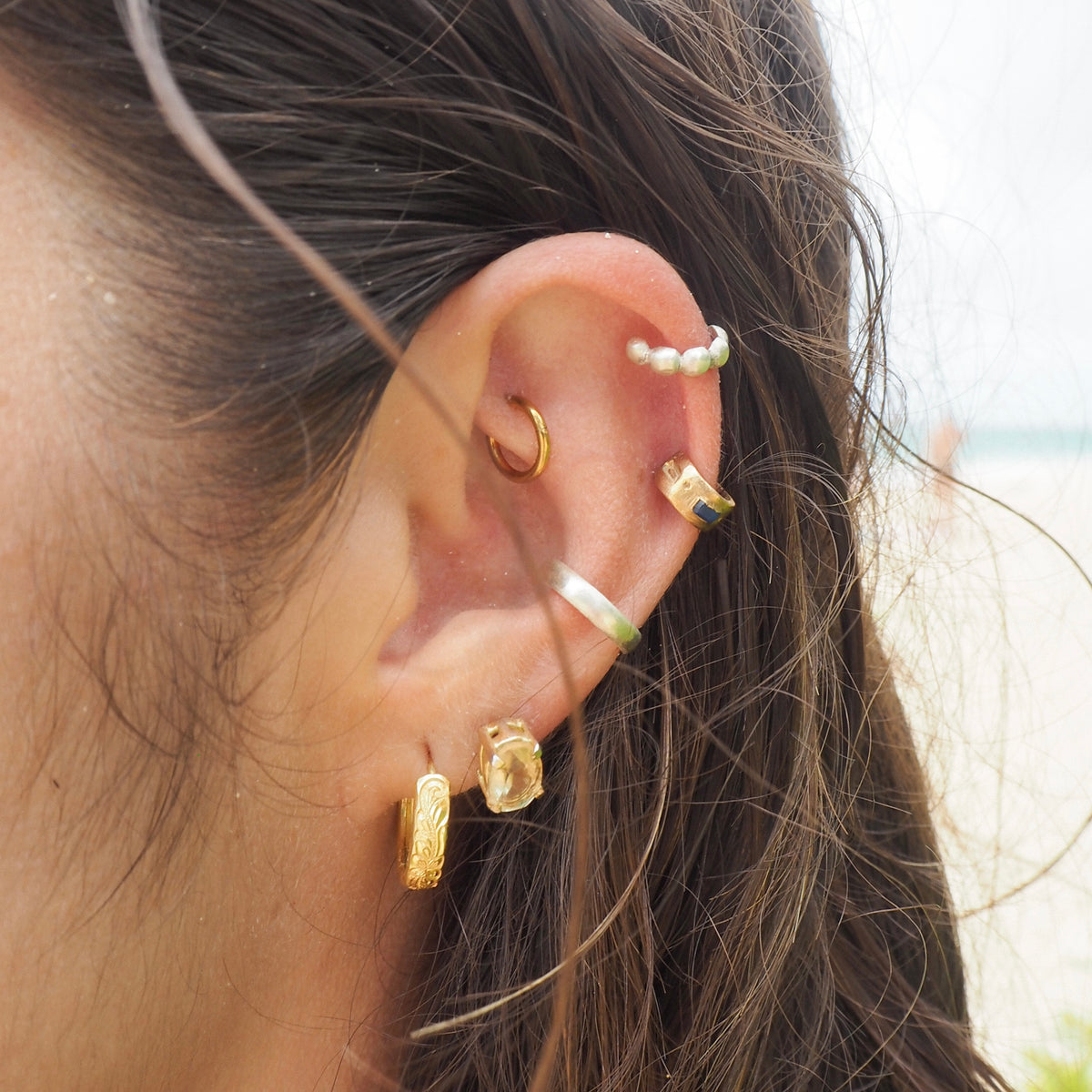 dewdrop ear cuff
