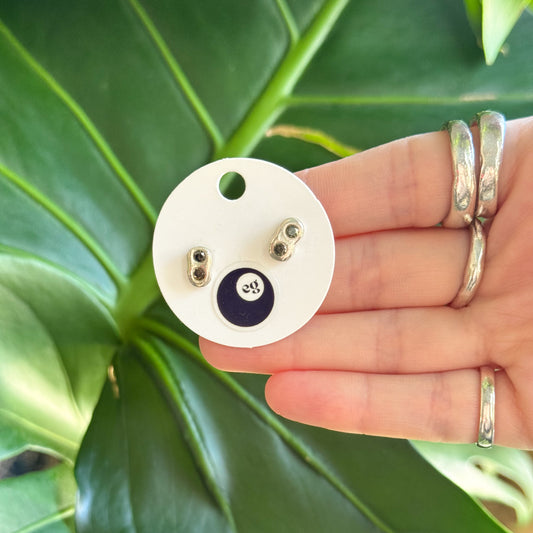 double sapphire studs