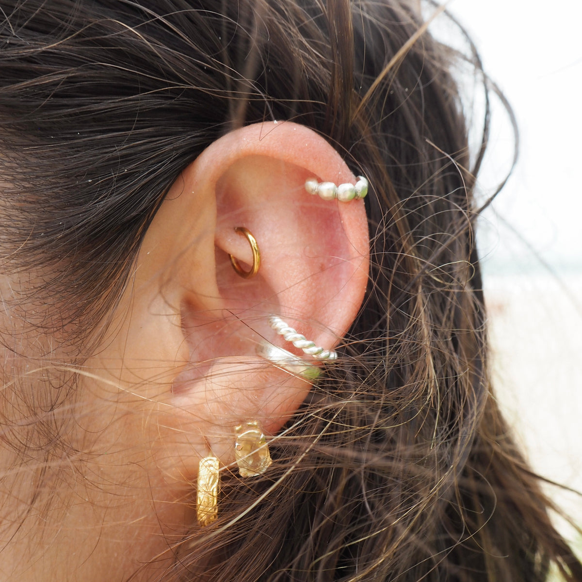 dewdrop ear cuff