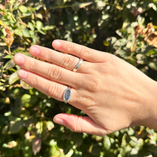 chunky lapis ring