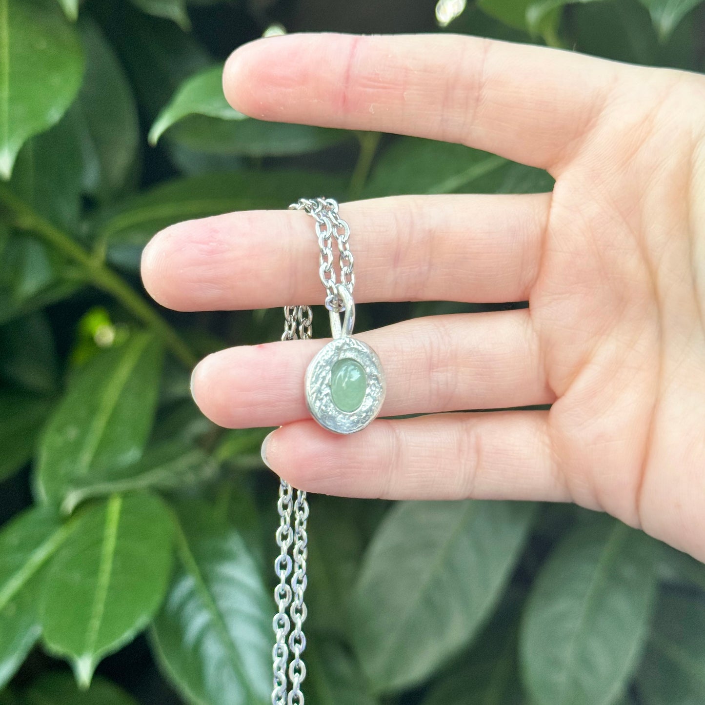 dewdrop medallion necklace
