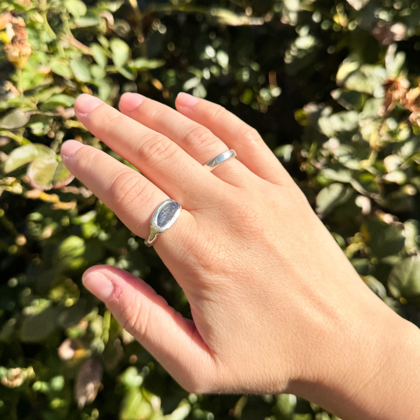 chunky lapis ring