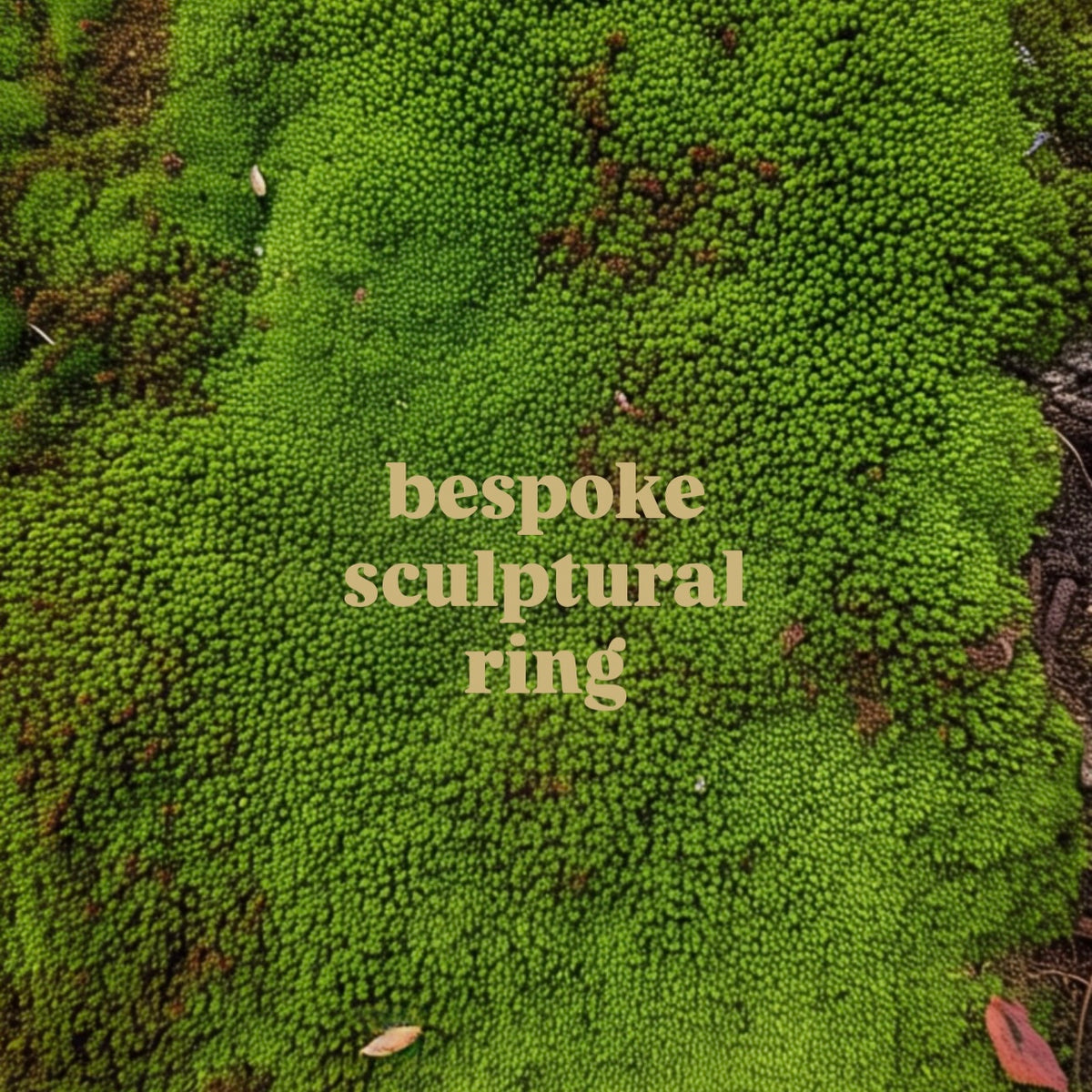 bespoke sculptural ring - custom build