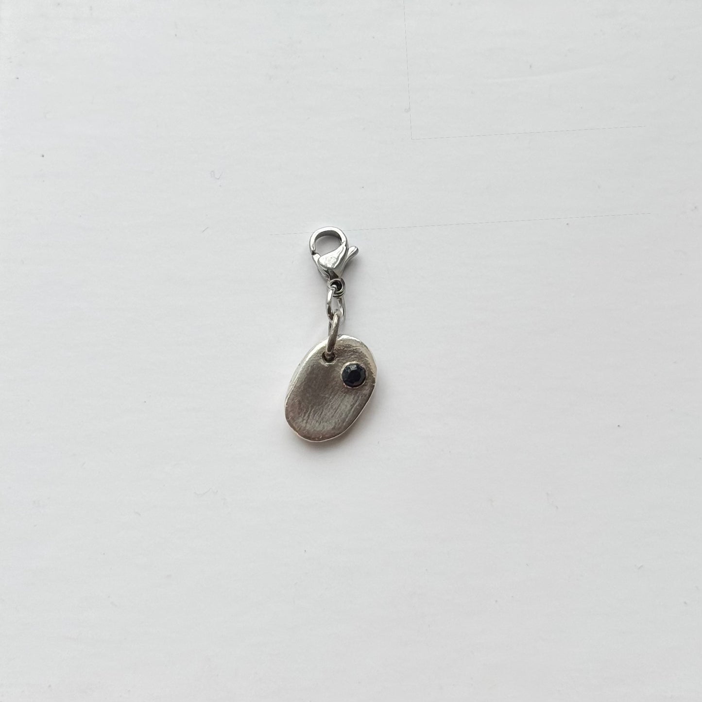 pure silver olive charm